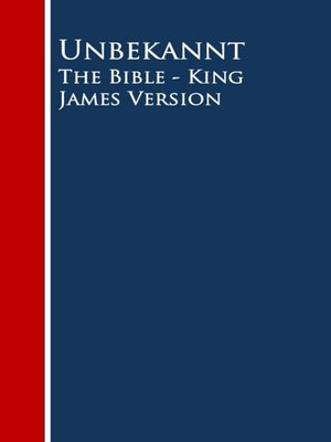 cover image of The Bible--King James Version